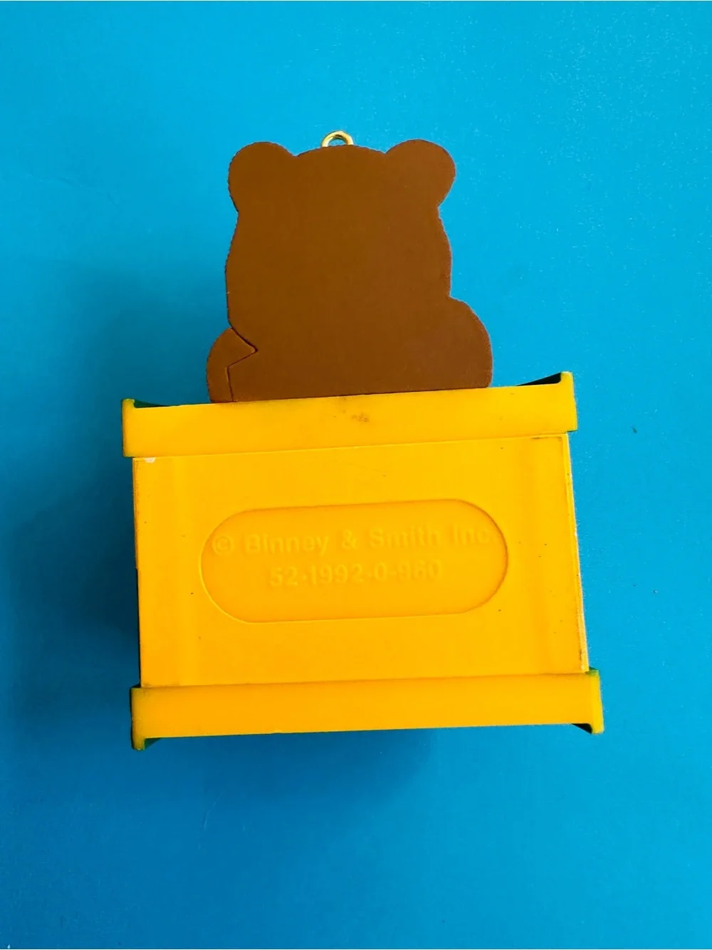 CHRISTMAS VINTAGE 1992 CRAYOLA TEDDY BEAR ORNAMENT